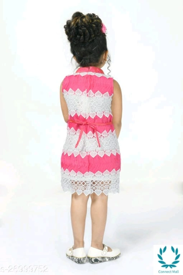 Linotex Girls Party Festival kids Dress - 8-9 Years, Pink